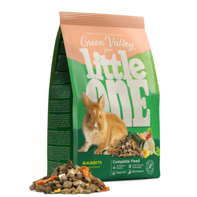 Little One Green Valley voer voor konijnen