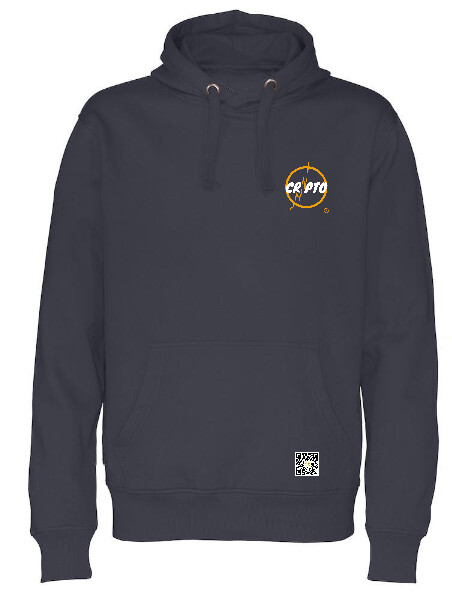 Hoodie marine blauw