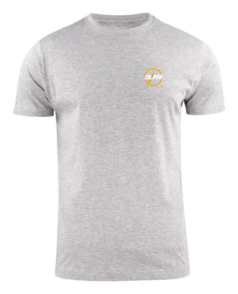 ​U-Neck T-Shirt grijs