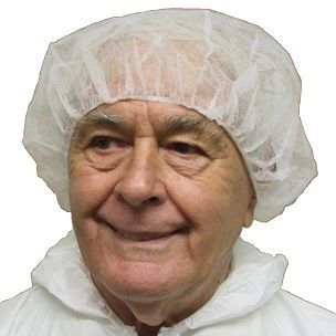 Einweg Haarnetze Bouffant Hauben in Weiß