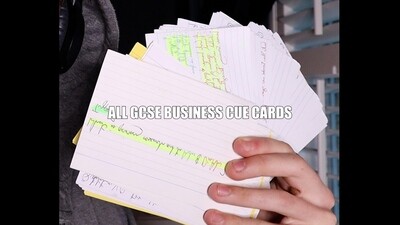 All GCSE Business Paper 1 &amp; 2 Cue Cards *Digital*