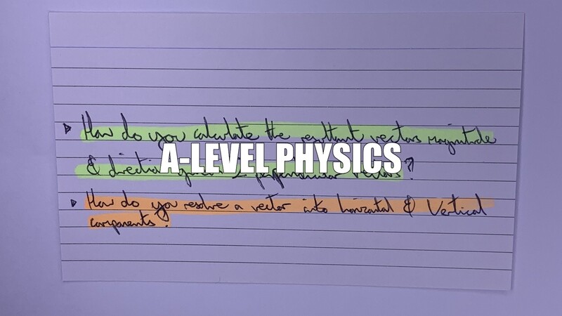 All A-Level Physics Cue Cards *Digital*