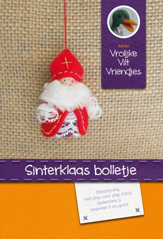 Sinterklaasbolletje  ( Vrolijke Viltvriendjes )