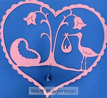 Raamhanger Baby Roze   (de Noest)