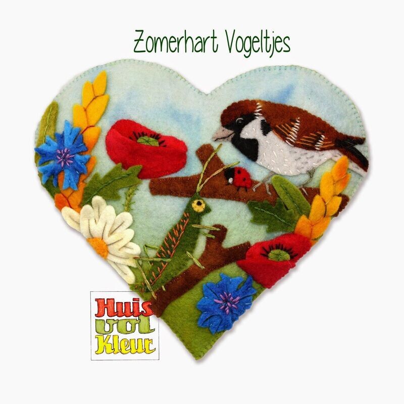 Hartje Vogels in de Zomer    (Huisvolkleur)