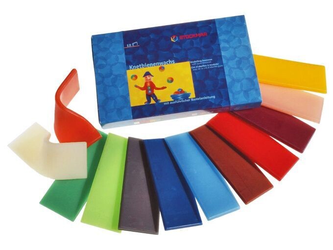 Stockmar Bijenwasfolie 12 kleuren smal