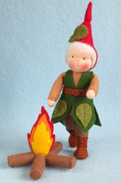 Kabouter met vuurtje  (Pippilotta)