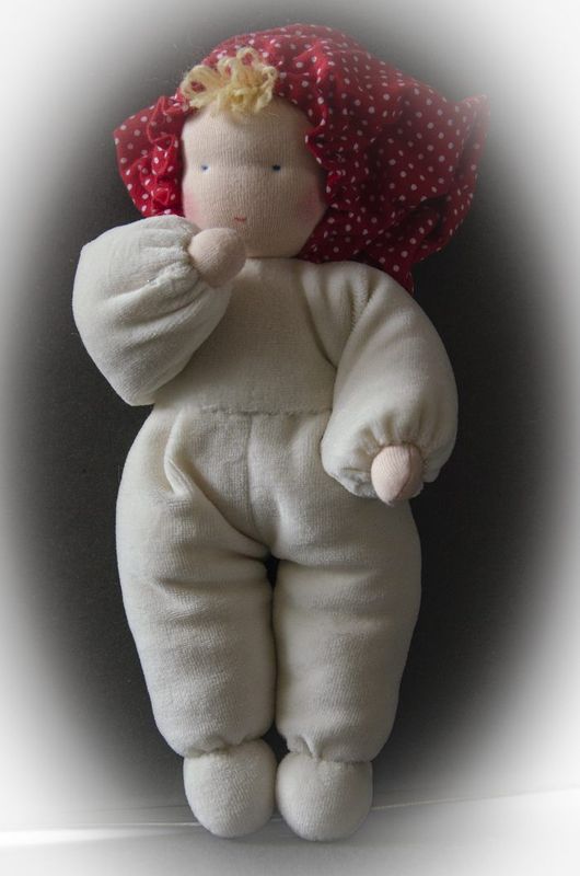Knuffelpopje Stippeltje ( zonder vulwol)