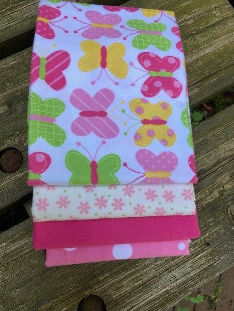 Stofpakketje Cozy Flanel  Lapjes Roze
