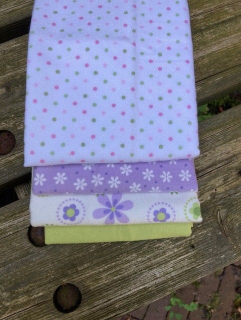 Stofpakketje Cozy Flanel Lapjes Lila