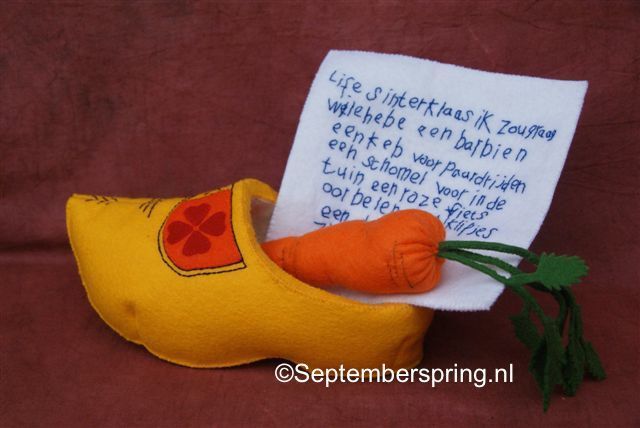 Lieve Sinterklaas.....    (Septemberspring)