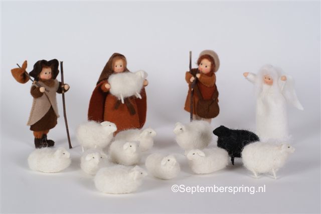 Kerstgroep : Herders op het veld    (Septemberspring)