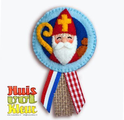 Sinterklaasbroche  ( Huisvolkleur)