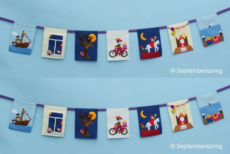 PDF Patroon Sinterklaasliedjes Vlaggetjes