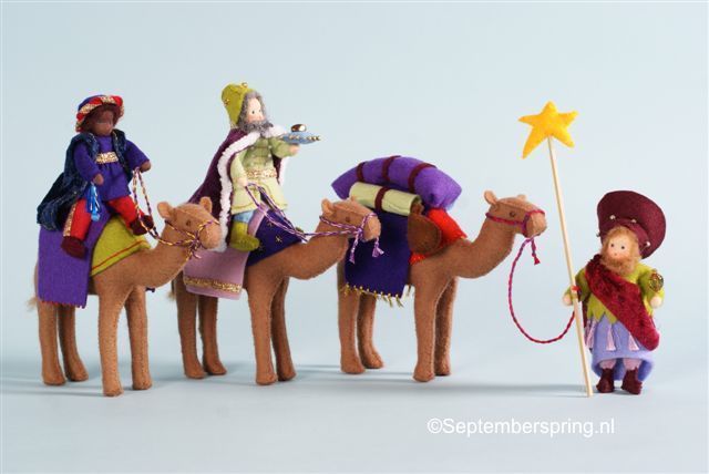 PDF Patroon  Kerstgroep: Drie Koningen    ( Septemberspring)