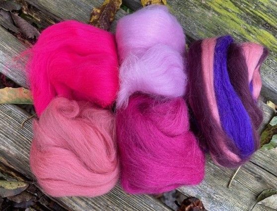 Wolpakketje klein :  Roze