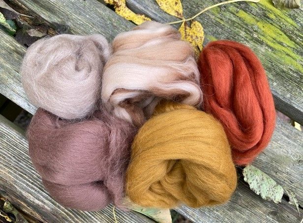 Wolpakketje klein : Bruintinten