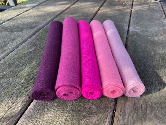 Viltlapjes Pakket 2 : Roze