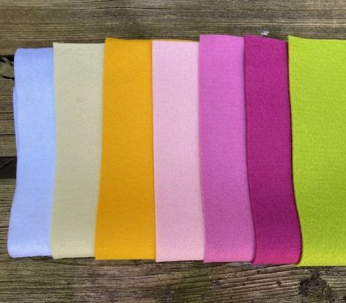 Viltpakketje Lente Kleuren