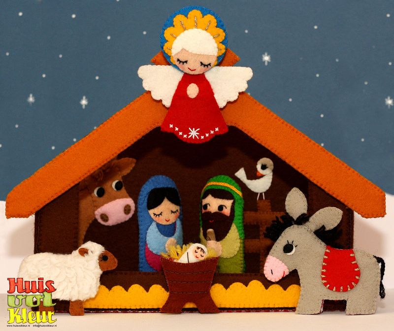 Patroon en Werkbeschrijving Kerststal