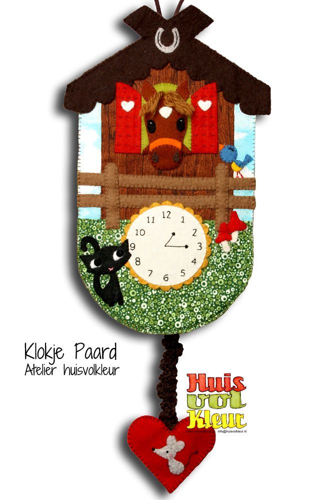 Patroonblad Klokje Paard