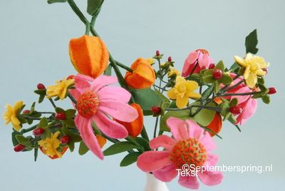 Bloemen van Vilt