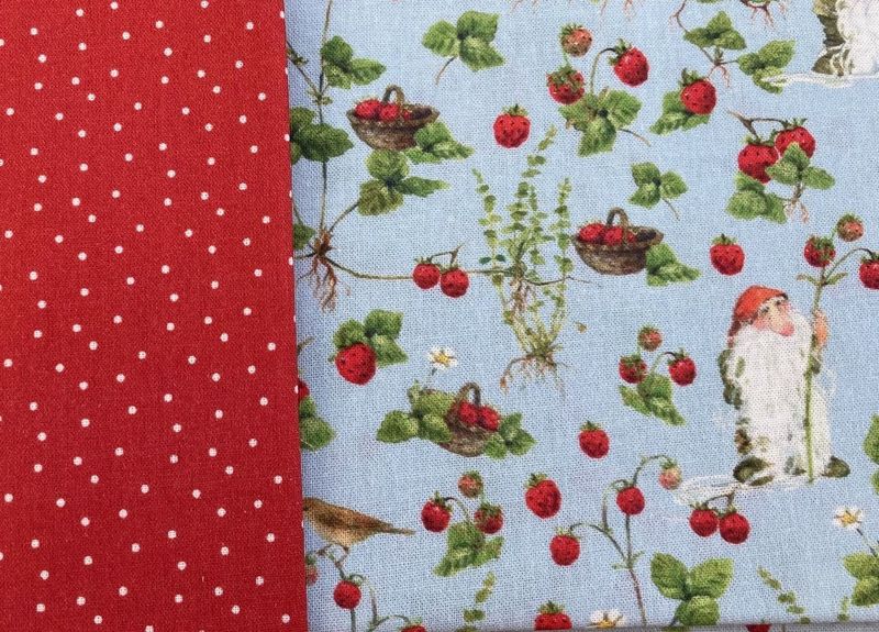 Daniela Drescher Stofpakketje Aardbei Kabouter