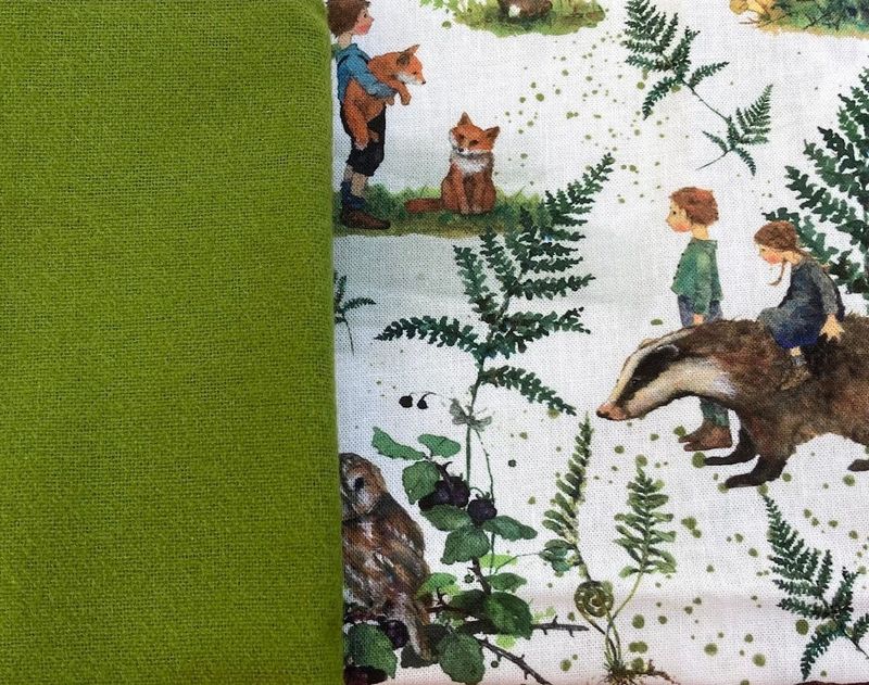 Daniela Drescher Stof pakketje Bosdieren