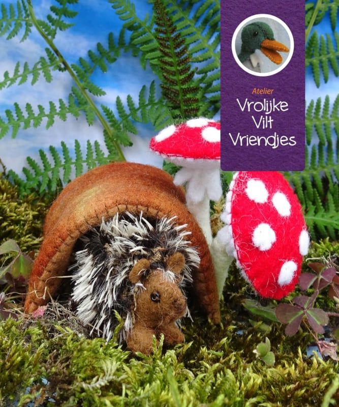 Egel in Boomstronk Egel in Boomstronk