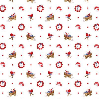 Stof Daniela Drescher : Kabouterkinderen ( halve meter) Stof Daniela Drescher : Kabouterkinderen ( halve meter)