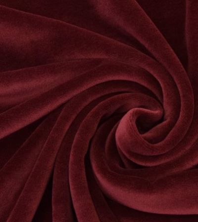 Nicky Velours Effen : Roodbruin (rolletje) Nicky Velours Effen : Roodbruin (rolletje)