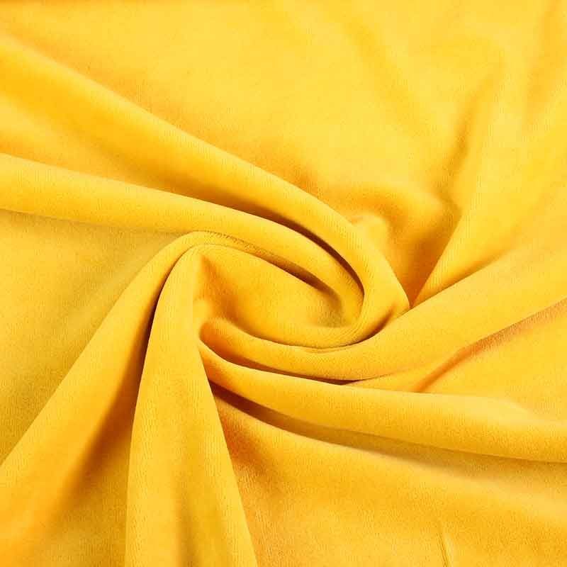 Nicky velours Effen : Geel   (rolletje)