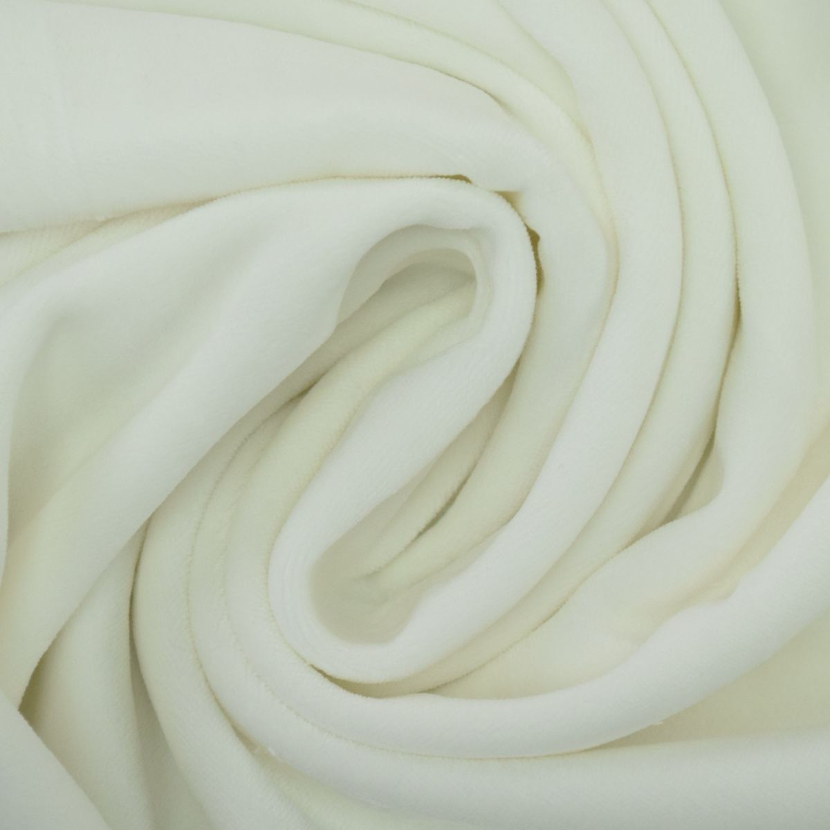 Nicky velours Effen : Ecru ( rolletje) Nicky velours Effen : Ecru ( rolletje)