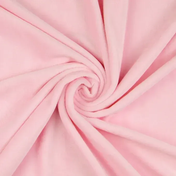 Nicky velours Effen : Roze (rolletje) Nicky velours Effen : Roze (rolletje)