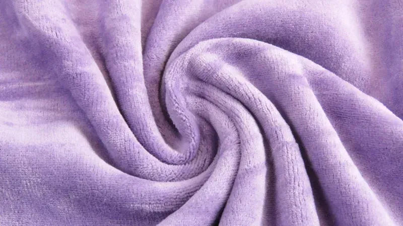 Nicky Velours  Effen  :   Lila (rolletje)