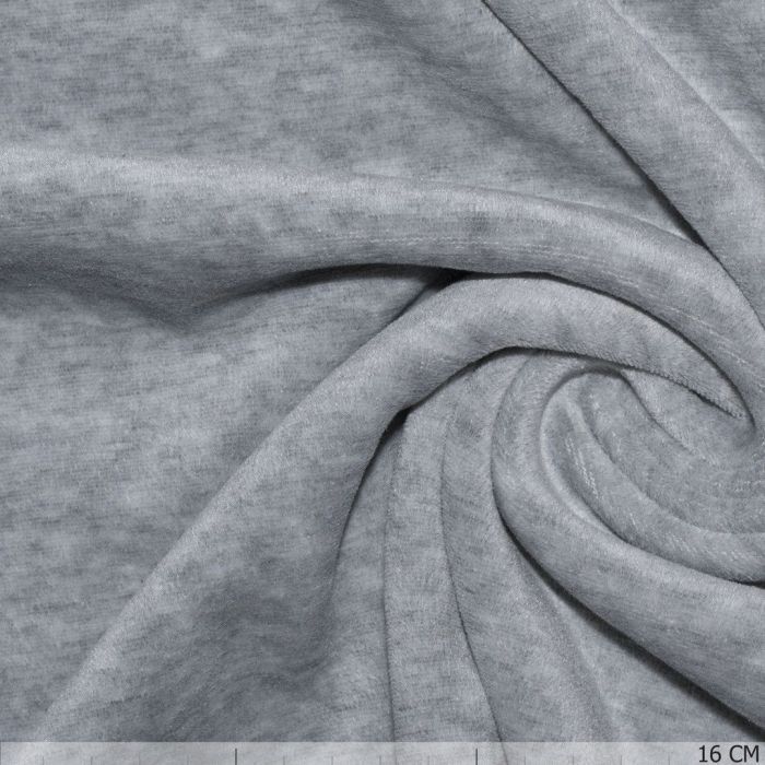 Nicky Velours Grijs Mêlee ( rolletje) Nicky Velours Grijs Mêlee ( rolletje)