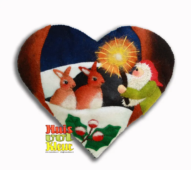 Hartje Kabouter en konijntjes in de winter ( Huisvolkleur) Hartje Kabouter en konijntjes in de winter ( Huisvolkleur)