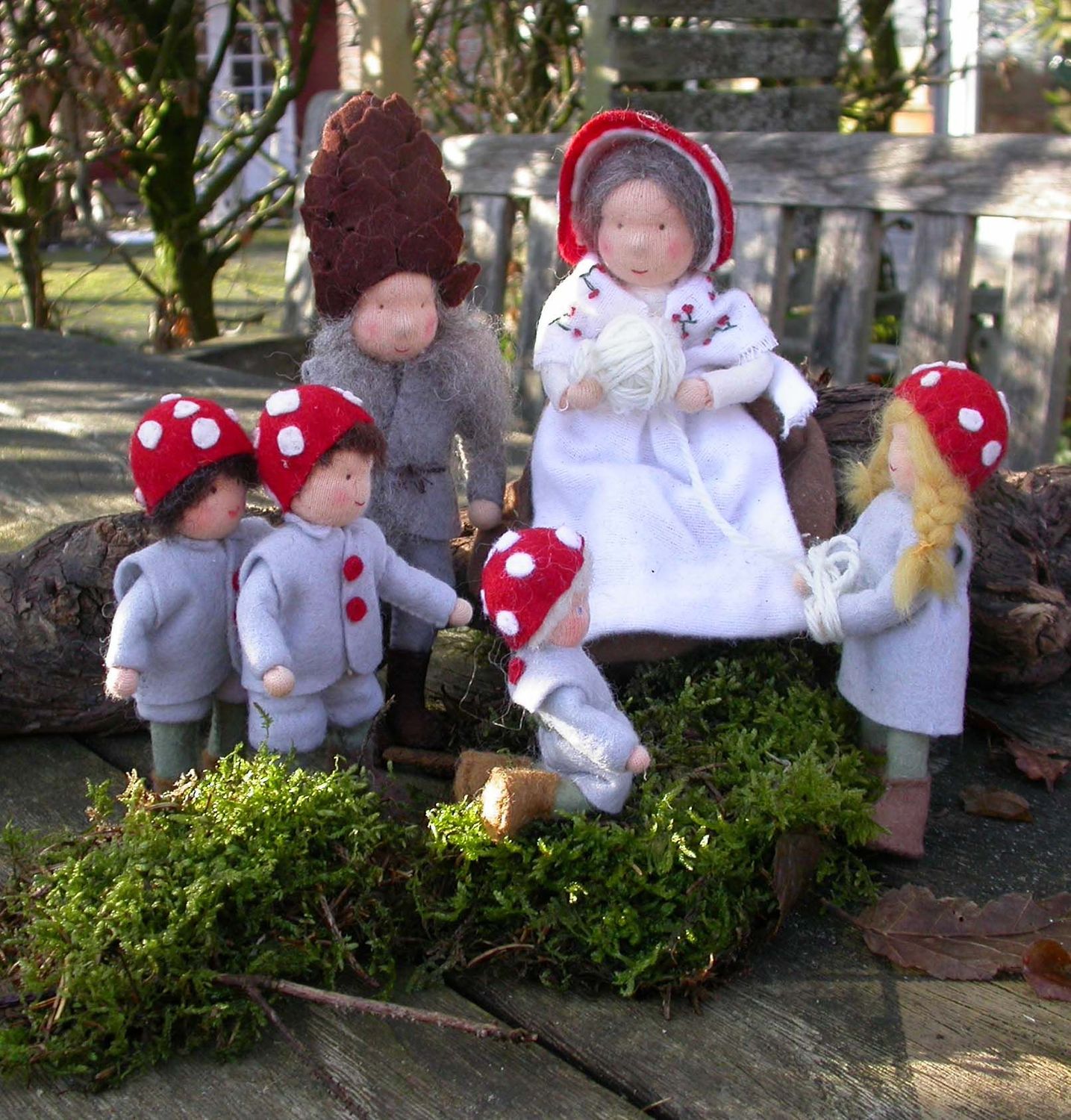 Kabouter Paddestoel Familie Kabouter Paddestoel Familie