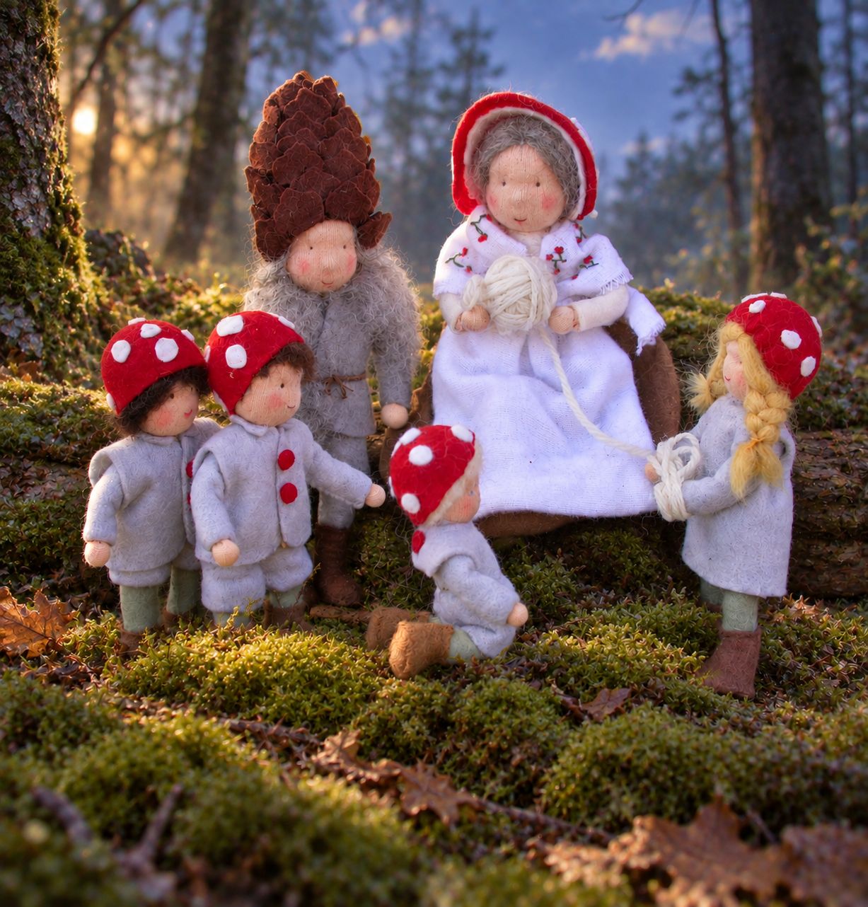 Kabouter Paddestoel Familie Kabouter Paddestoel Familie