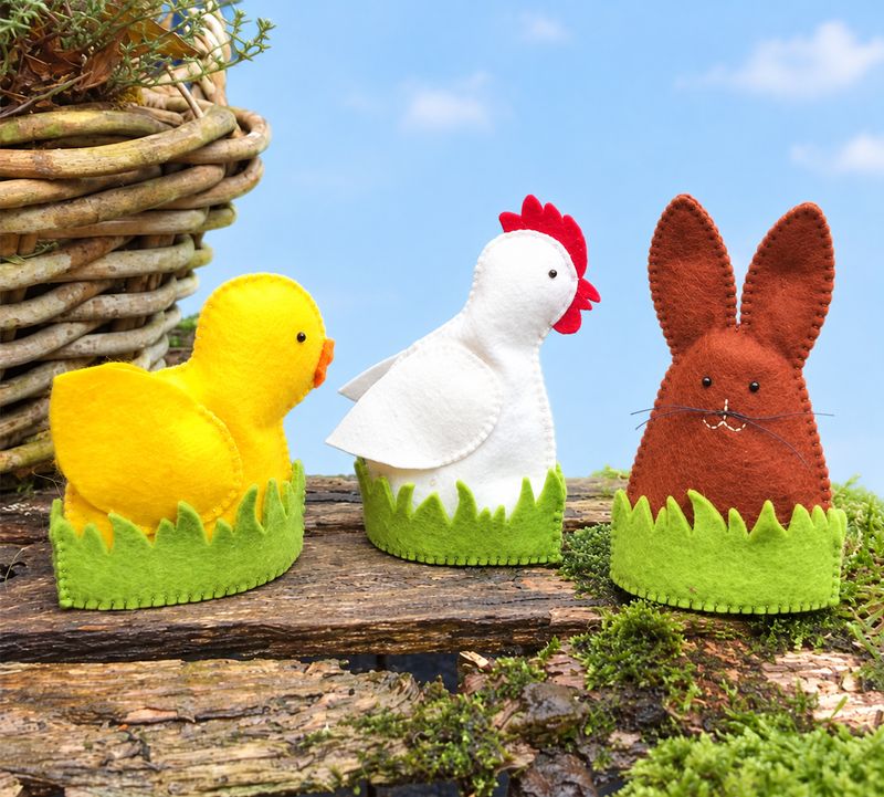 Drie eenvoudige Eierwarmers