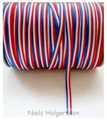 Lint Nederlandse Vlag 6mm     2 meter !!
