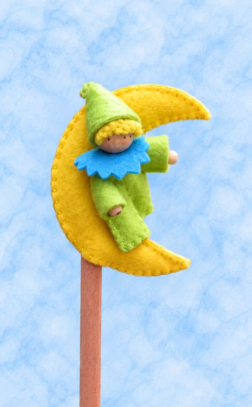 Potloodpopje Popje op Maan