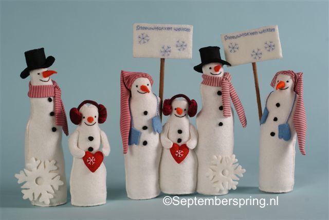 PDF Patroon Sneeuwpoppenrij en Sneeuwpoppenkrans