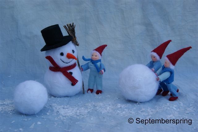 PDF Patroon Sneeuwpop maken