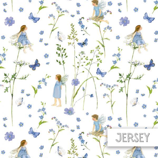 Stof Daniela Drescher: Imelda en de kat  50x70cm