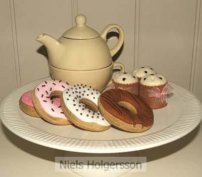 Patroonblad Donuts en Muffins