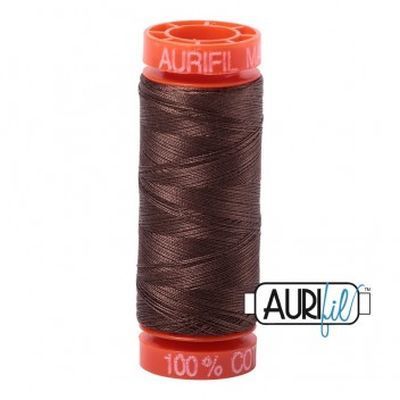 Aurifil Mako 12 Afbindgaren 1140 Donkerbruin (50mtr)