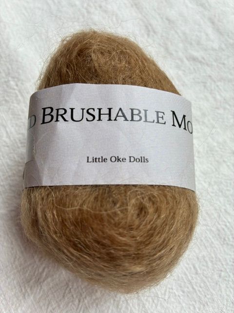 Wild Brushable Mohair garen Lichtbruin ( 30 gram ) Wild Brushable Mohair garen Lichtbruin ( 30 gram )