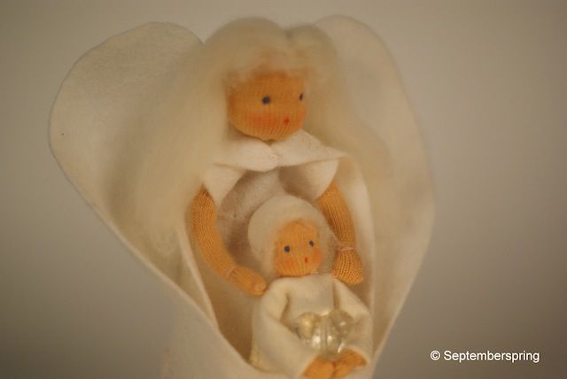 Beschermengel met kind
