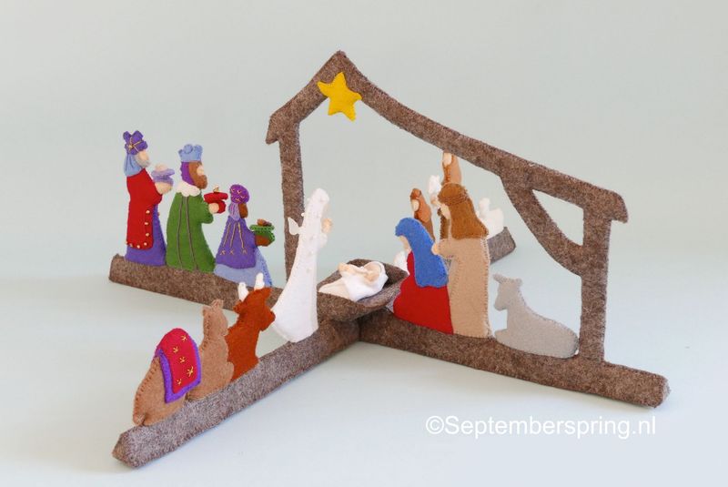 Patroonblad Rondom de Kerststal